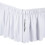 Couvre-lit élastique uni, couleur blanche, sans jupe de lit. 2