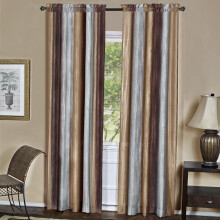 Achim Home Furnishings Ombre Window Curtain Panel, 50 x 84, Chocolate