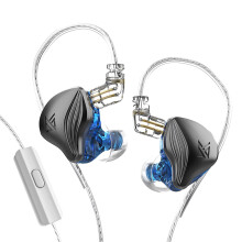 EQWLJWE KZ ZEX Hybrid-Earphone HIFI Bass Passive Noise Reduction Detachable Cable Wired Headset With Microphone Bluetooth Headset Holiday Clearance