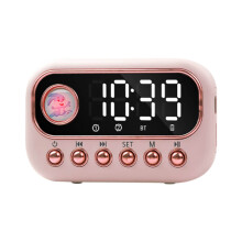 DGOO Intelligent Bluetooth Sound, Alarm Clock, Speaker, Clock Subwoofer, Portable Mini Desktop, Home, Outdoor Wireless, New Model