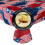 Toalha de mesa retangular de 52x70 polegadas, patchwork com a bandeira americana, tecido resistente à água para uso interno e externo, estampa 5