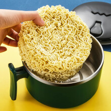 vankin Double Wall Stainless Steel Ramen Bowl with Lid and Handle, Perfect for Instant and Regular Ramen