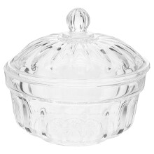 Bocal à bonbons citrouille avec couvercle - Terrarium vintage 385 ml