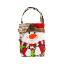 Sacs à vin de Noël, Père Noël, renne, bonhomme de neige, sacs cadeaux pour bouteilles de Noël, décoration intérieure (23 x 28,5 cm)
