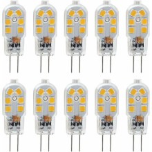 Ampoules LED G4 12 V, 1 W (équivalent halogène 10 W), non dimmables, lot de 10