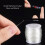 Snáithe Criostail Leaisteacha le Snáithe Síneadh Babhta Glan 0.8mm thart ar 109.36 slat (100m) / rolla 4