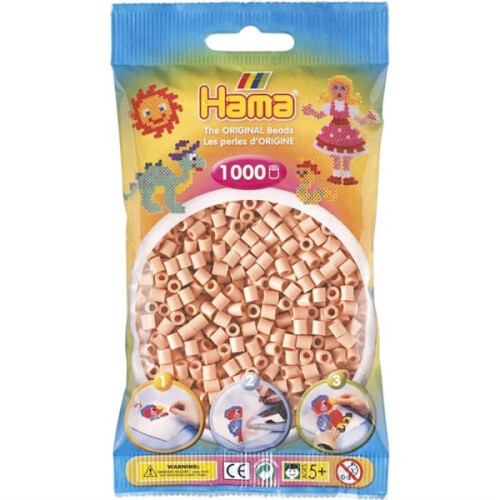 Hama Beads Midi 1000 pcs, Matte Pink