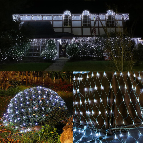 5FT96LED Φωτιστικά Νεράιδας με 8 Λειτουργίες, Συμβατά με Εξωτερική Διακόσμηση Κήπου 1