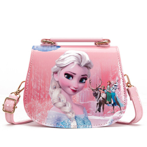 Frozen2Elsa Anna Πριγκίπισσα Παιδική Τσάντα Ώμου για Κορίτσια [GPA] ροζ