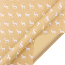 Vente de décorations de Noël XIUH ! Papier cadeau rétro marron à flocons de neige, étoiles pompon, boîte cadeau blanche et plus encore -