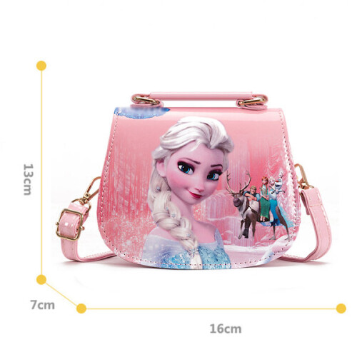 Frozen2Elsa Anna Πριγκίπισσα Παιδική Τσάντα Ώμου για Κορίτσια [GPA] ροζ 2