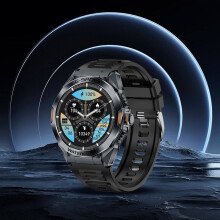 Smartwatch Quinlirra con display HD da 1,46", chiamate Bluetooth, batteria a lunga durata, quadranti personalizzabili, diverse fantasie e compatibile