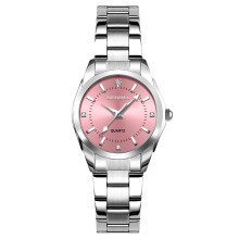 NINSEN Dameshorloge met Quartz en Lederen Band, Klassiek, Modieus, Casual, Waterdicht, Analoog Horloge voor Vrouwelijke Studenten, Geschikt voor