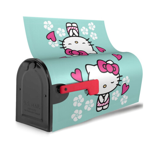 Χαριτωμένο Hello Kitty, κουτί αλληλογραφίας με κινούμενα σχέδια, κάλυμμα κουτιού 2