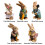 GadgetVLot Straw Bunny Peter Rabbit Διακόσμηση Δημιουργική Παιδική Πασχαλινή Λαγού Ψάθινο 8