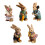 GadgetVLot Straw Bunny Peter Rabbit Διακόσμηση Δημιουργική Παιδική Πασχαλινή Λαγού Ψάθινο 7