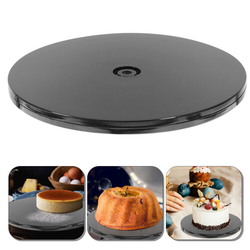 Cake Turntable Kitchen Spice Holder Rotatable Serving Tray 360-degree Rotating Turntable 2