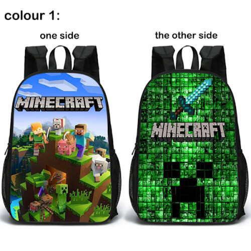 2022Nový oboustranný batoh Minecraft