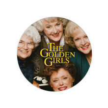 Alfombrilla de ratón Golden Girls, almohadilla antideslizante para la muñeca, almohadilla redonda para escritorio de ordenador.