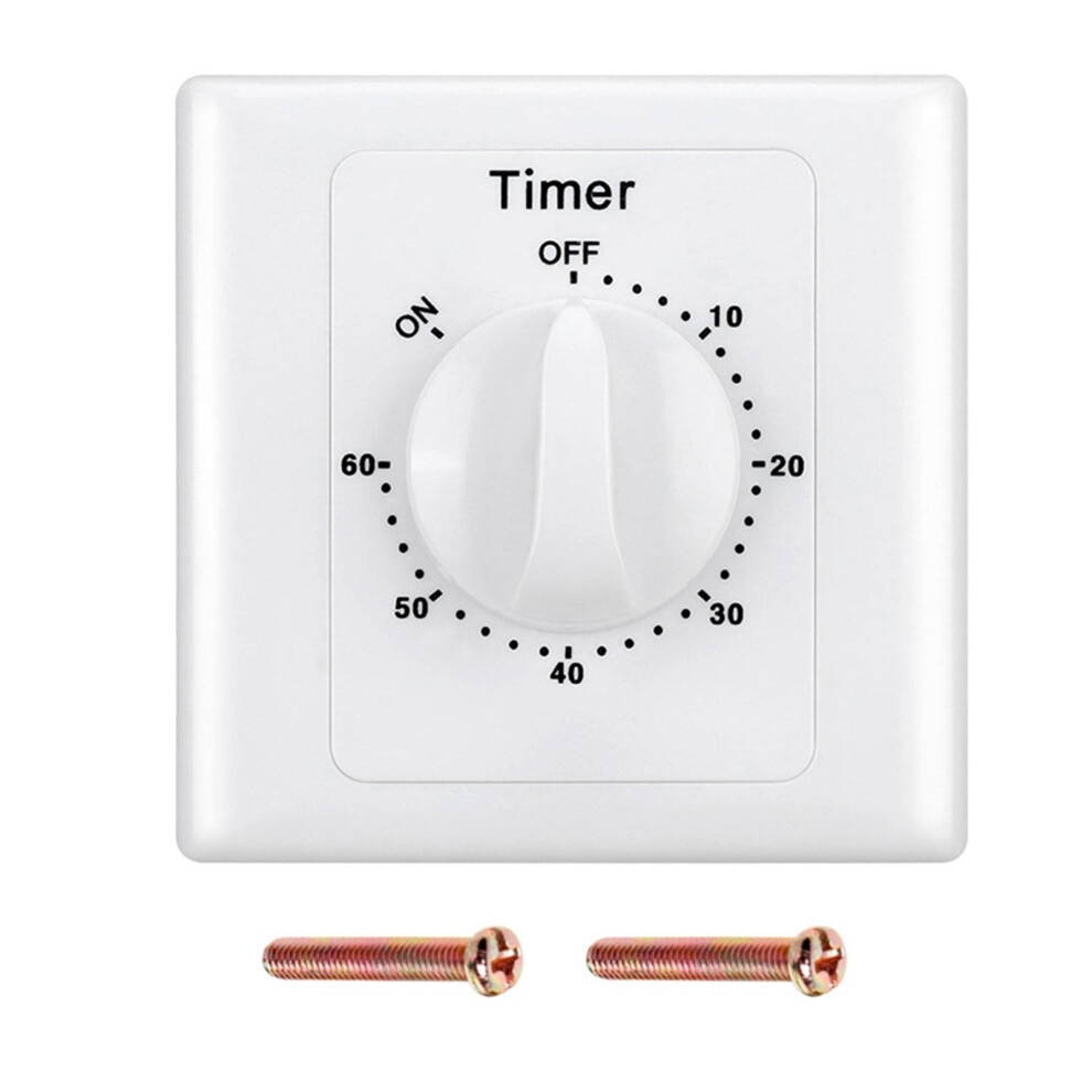 Countdown Timer Switch AC220V Electronic Mechanical Countdown Controller 86Panel