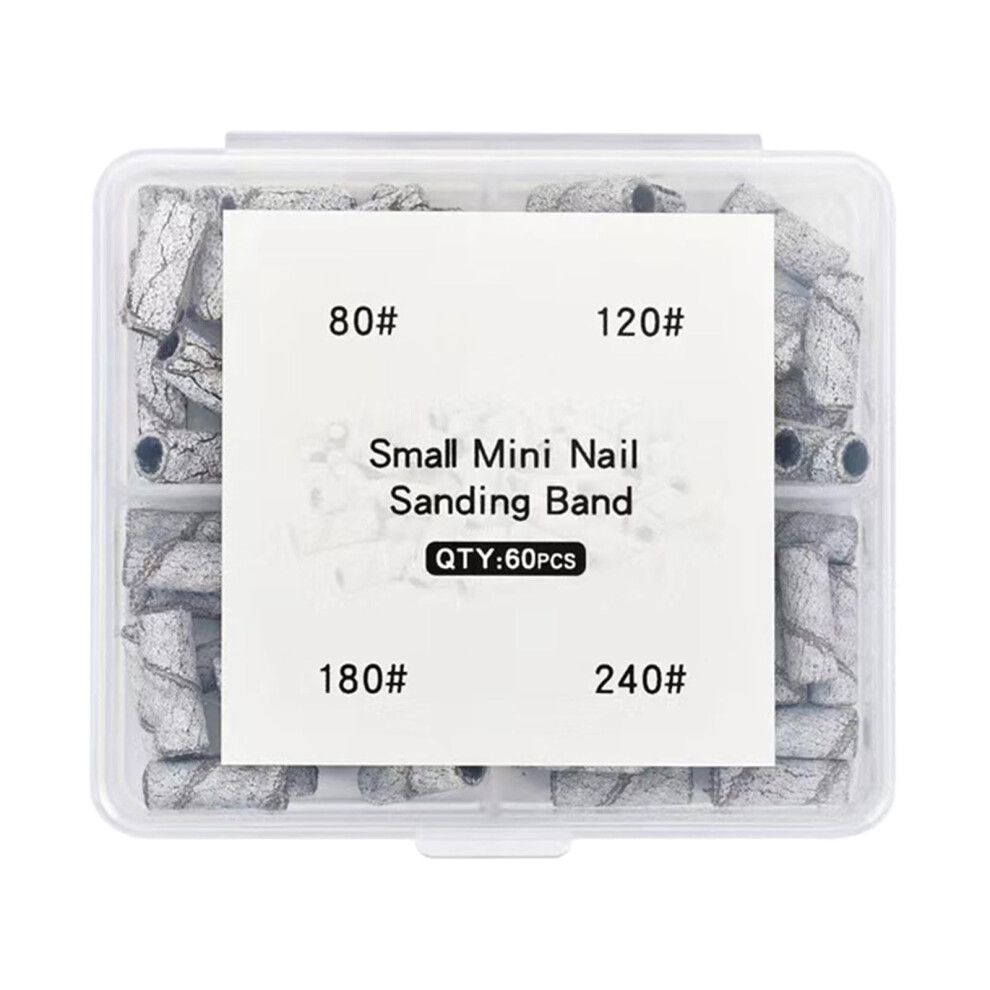 Nail Drill Bits and Sanding Bands Set, Multiple Grit Options for Acrylic Nails and Gel Removal