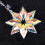 Snowflake Crystal Car Hanging Decoration Bunt 4
