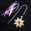 Snowflake Crystal Car Hanging Decoration Bunt 5