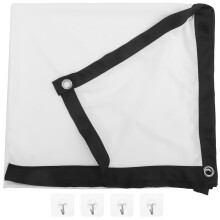 2Ensembles Écran De Projecteur Maison Polyester Pliable