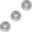 3Pièces Disques Argent Durables Compatible Cyclisme 7