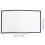 2Ensembles Écran De Projecteur Maison Polyester Pliable 11
