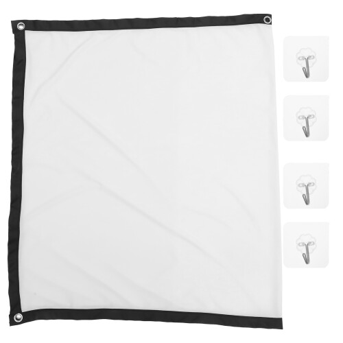 2Ensembles Écran De Projecteur Maison Polyester Pliable 1