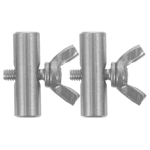 8Pièces Écrous Filetés Œillet Acier Inoxydable Argent Usage Polyvalent 2