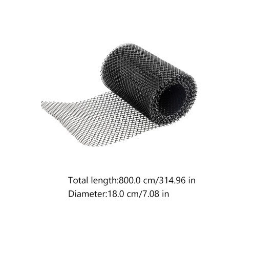 1Ensemble Réseau Noir Protection Gouttière Maison 2
