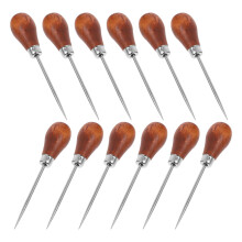 outil poinçon 12 pièces bois pour cuir tricotage diy