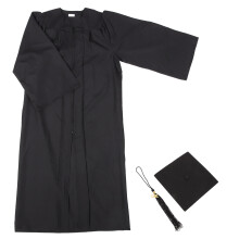 1Ensemble Robe Et Mortier De Cérémonie En Sergé Respirant