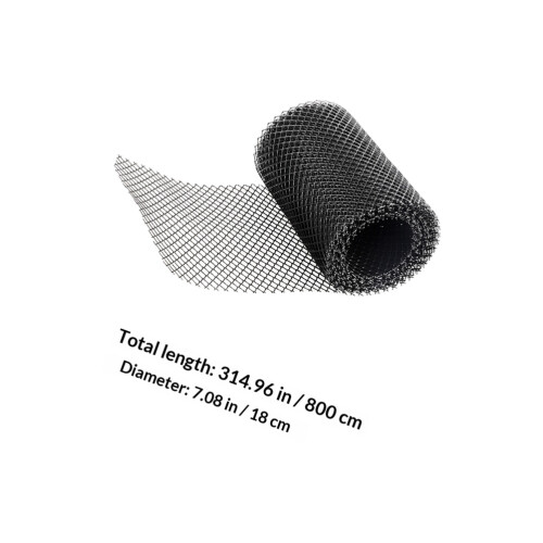 1Ensemble Réseau Noir Protection Gouttière Maison 1