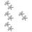 8Pièces Écrous Filetés Œillet Acier Inoxydable Argent Usage Polyvalent 9