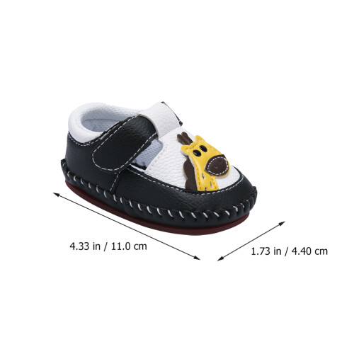1Paire Mocassins Bébé PU Élastiques Et Sûrs Pour - 1