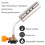 Torche Butane Résistante Vent 360 Camping Polyvalente 2
