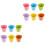 12Pièces Mini Seaux Métalliques Pour , Fleurs Organisation 4