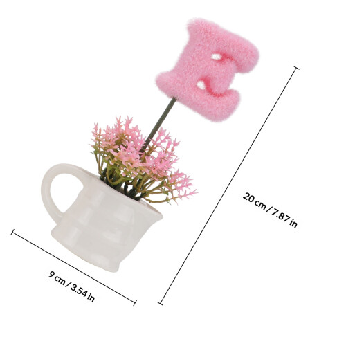 4 Pièces Ensemble Artificiel En Pot Décor Intérieur 1