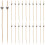 100Pcs Bamboo Cocktail Picks Appetizer Toothpicks 6