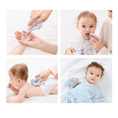 5Pièces Petites Serviettes Visage Pur Usage 1
