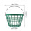 1Pièces Seau Nylon Vert Avec Pour De Golf Durable 3