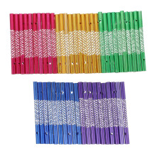 500Pièces Tubes Remplacement Carillon Vent En Aluminium Pour Bricolage