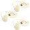 3Pièces Mèches Bougie Beige Accessoire Déco Lampe LED DIY 6