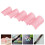 5Pièces Housses Protectrices Flûte Roses Matériau ABS 6