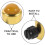 Pieds Diapason Métal Et Agate Compatible 8