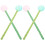 2 Count Stirring Sticks Drink Mixing Spoon Coffee Stirrers Reusable 4