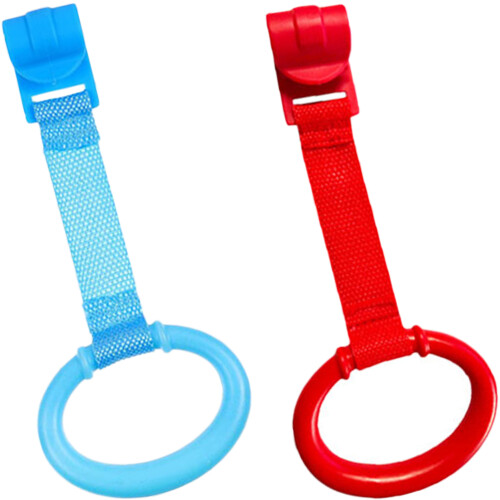 6 Pcs Pull Ring Hanging Toy For Infant Toddler 2